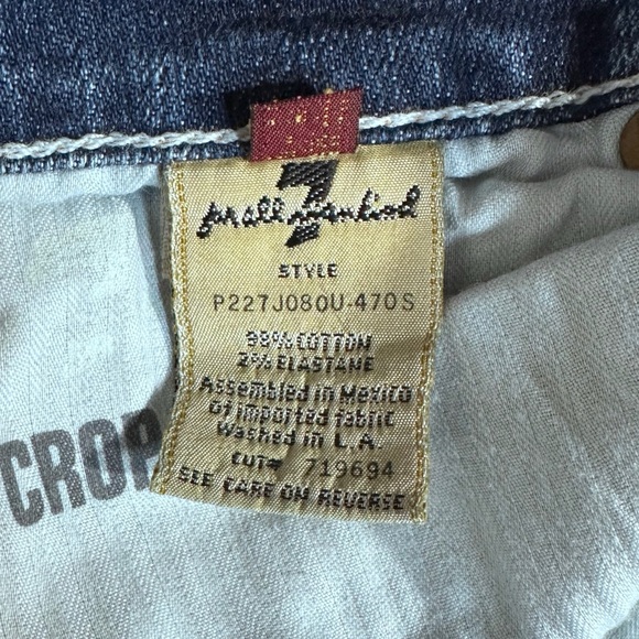 7FAM Dojo Cropped Jeans [7065] - Picture 11 of 11